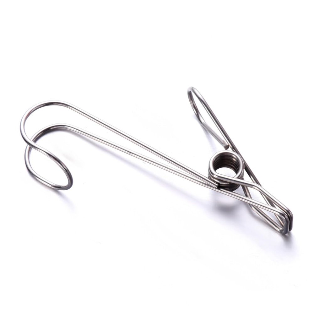 Stainless Steel Clothes Pegs 10 Pack Large Clothes Pins Metal Clips Hook Wire Clip Laundry Socks Blankets