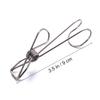 Stainless Steel Clothes Pegs 10 Pack Large Clothes Pins Metal Clips Hook Wire Clip Laundry Socks Blankets view 2