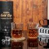 EdensDECOR Whiskey Glasses Gift Set of 2 Gold Luxury Old Fashioned Glasses Bourbon & Scotch Barware for Men Women. Lead-Free Crystal in Elegant Gift Box for Dad, Husband Boss view 2