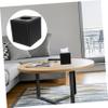 Mipcase Tissue Box Cover Stylish Leather Napkin Holder for Easy Access Tissue Case for Bathroom and Tabletop Decor Pu Material Simple and Elegant Design view 2