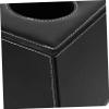 Mipcase Tissue Box Cover Stylish Leather Napkin Holder for Easy Access Tissue Case for Bathroom and Tabletop Decor Pu Material Simple and Elegant Design view 3