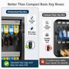 DiDiHere 48 Key Lock Box, Key Cabinet with Key Management App (Track Key Borrow/Return), Security Key Holder Wall Mount Lockbox for School, Office, Hotel, Property Management view 3
