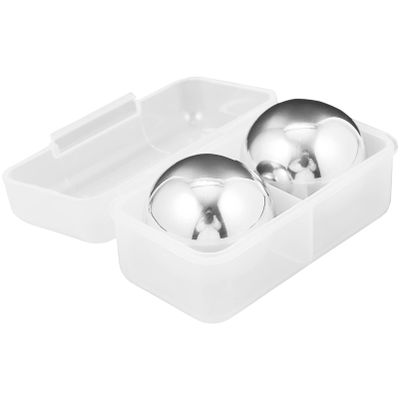 2pcs Whiskey Stones Reusable Ice Cubes for Wine Spirits Cooling Stones for Whiskey Lovers Design