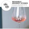 2pcs Whiskey Stones Reusable Ice Cubes for Wine Spirits Cooling Stones for Whiskey Lovers Design view 3
