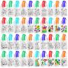 BBTO 100 Pcs Coloring Goodie Bags Cute Cartoon Reusable Party Favor Paint Non Woven Goodie Bags for Kids Birthday Party Art DIY Crafts Supplies, 20 Styles view 1