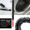 chimney sweep kit 9/12 Flexible Rods Fireplace Chimney Brushes,Dryer Vent Cleaning Kit, Flexible Lint Brush With Drill Attachment For Faster Cleaning, Range Hoods Tubes Cleaning Tool Kits ( Color : 12 view 4