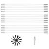 chimney sweep kit Chimney Sweep Brushes Kit, Dryer Vent Cleaning Drain Rod Set, Electrical Drill Drive Nylon Sweeping Brush, 9/15/18 Flexible Rods, Clean Tool Suitable For Chimneys Flue Fireplace Stov view 1