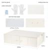 Wedding Dress Storage Box - Wedding Dress Preservation Box with 20 Sheets of Acid Free Tissue Paper for Storage Wedding Dress Storage Box Kit,Heirloom Wedding Gown Storage Box - Bride Musthaves(Beige) view 3