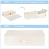 Wedding Dress Storage Box - Wedding Dress Preservation Box with 20 Sheets of Acid Free Tissue Paper for Storage Wedding Dress Storage Box Kit,Heirloom Wedding Gown Storage Box - Bride Musthaves(Beige) view 4