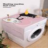 Coffee Table Cloth Dustproof Cover with Pockets Cute Animals Tablecloth Bedside Table Micro-wave Oven Protector Lover Cat Fall in Love Tablecover Top Machine Dustcover 28x67in view 2