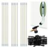 chimney sweep kit Dryer Duct Cleaning Kit Indoor Easy Assemble Lint Remover Fireplace Chimney Sweep Brushes Multipurpose Dryer Vent Cleaning Brush With 9/15/18 Flexible Rods And Brush Head ( Color : 1 view 1