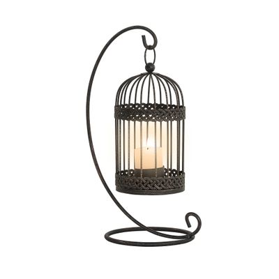 Adeco Decorative Table Candle Lanterns, Outdoor Hanging Lanterns Rustic Home Decor for Garden, Patio