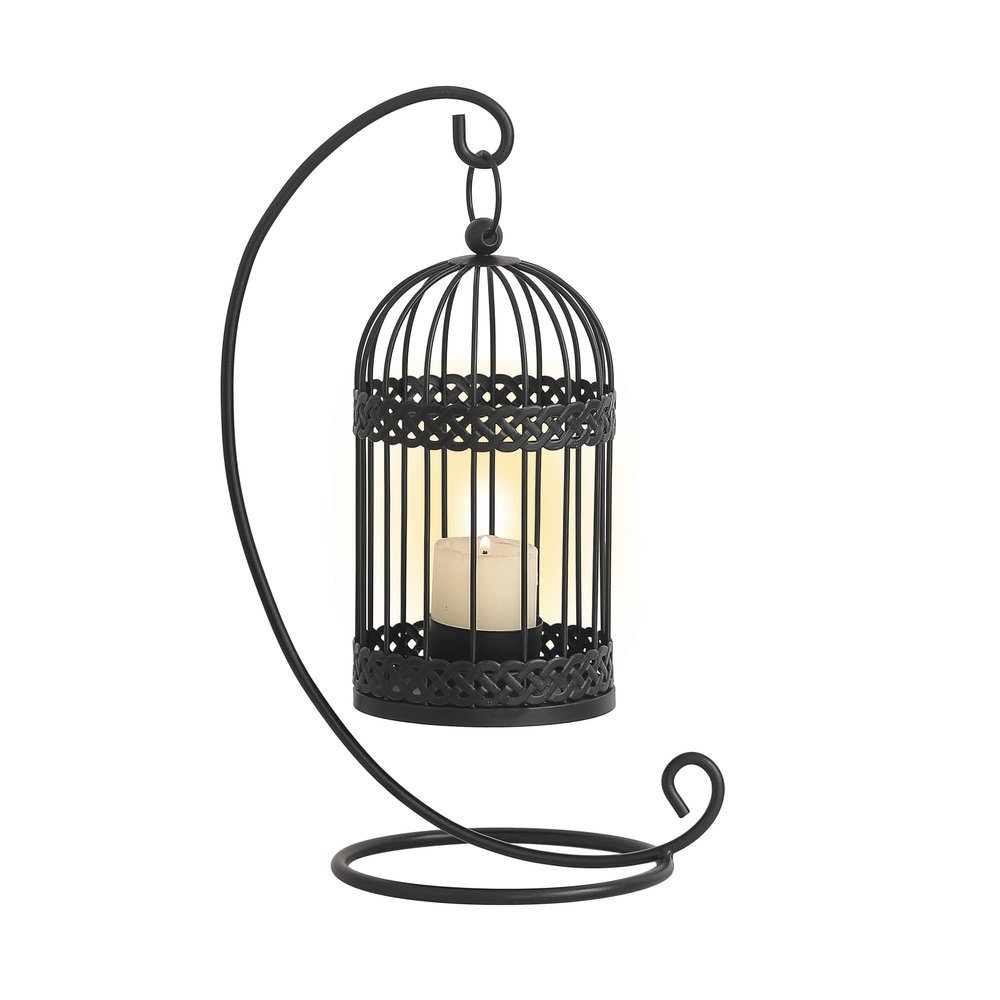 Adeco Decorative Table Candle Lanterns, Outdoor Hanging Lanterns Rustic Home Decor for Garden, Patio