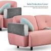 DECHOUS Sofa Arm Rest Protectors Square Armchair Couch Elastic Covers Fabric Slip Sofa Arm Covers view 4
