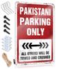 Tin Decor Pakistani Parking Only Tin Sign Metal Signs Decor Emo Room Decor ( Size : 20X30CM ) view 1