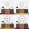 1st owned Large Wall Clock Metal Retro Roman Numeral Clock, Modern Round Wall Clocks Almost Silent, Easy to Read for Living Room/Home/Kitchen/Bedroom/Office/School Decor (Silver, 32 Inch) view 4