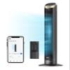 Dreo 40'' WiFi Tower Fan, 26ft/s High-Speed Cooling, Quiet Floor Fan with Remote, 90 Oscillating Fan, 4 Modes, 12H Timer, Touch Control, Standing Cooling Fan for Bedroom, Home, Office Room, Gold view 1