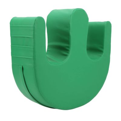 Diydeg Patient Turning Device, Multifunctional U Shaped Turning Device for Bedridden Elderly Patients, PU Leather Anti Decubitus Elderly Turnover Device Bed Rest Nursing Tool (Green)