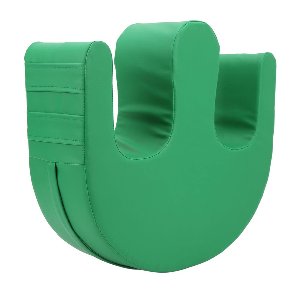 Diydeg Patient Turning Device, Multifunctional U Shaped Turning Device for Bedridden Elderly Patients, PU Leather Anti Decubitus Elderly Turnover Device Bed Rest Nursing Tool (Green)