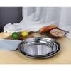 ECYC 17.68 inch Large Stainless Steel Round Plate, Thick Large Metal Dinner Plates Dishes Serving Tray for Kitchen Restaurant Hotel view 4