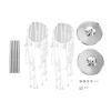 2 Pcs 27.6inch Tall Wedding Centerpieces Vases Crystal Flower Vase Metal Flowers Stand for Party Tables Decorations, Elegant Weddings Decoration Table Chandelier Centerpiece Stands, Candle Holder view 4