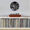 12 Inch Wall Clock Silent Non-Ticking Racing Retro Vinyl Record Wall Clock Driver Teenage Room Decor Cool Music Album Clock Racing Lover Gift Gift view 3