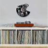 12 Inch Wall Clock Silent Non-Ticking Skating Skateboarder Vinyl Album Record Clock for Boy Room Home Decor Timepieces Skateboard Street Sport Art Silent Quartz Clock Gift view 2