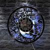 Nail Shop LED Night Light Beauty Salon Nail Shop Nail Tools Vinyl Record Wall Clock Manicurist Wall Lamp Wall Watch 12 Inches (30cm) view 3