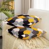 Geometric Square Cushion Covers Set of 2 Geometric Yellow Grey Black Reversible Throw Pillow Covers For Living Room Bedroom Decor Modern Art Pillow Covers Home Decor Luxury Abstract Art 18 x 18-Inch view 3