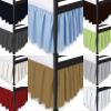 Lilac Ruffled Bed Skirt Split Corners Full XL Size 28 Inch Drop with Platform Three Sided Coverage with 820 Thread Count Egyptian Cotton Ruffled Gatherd Bed Skirt view 2