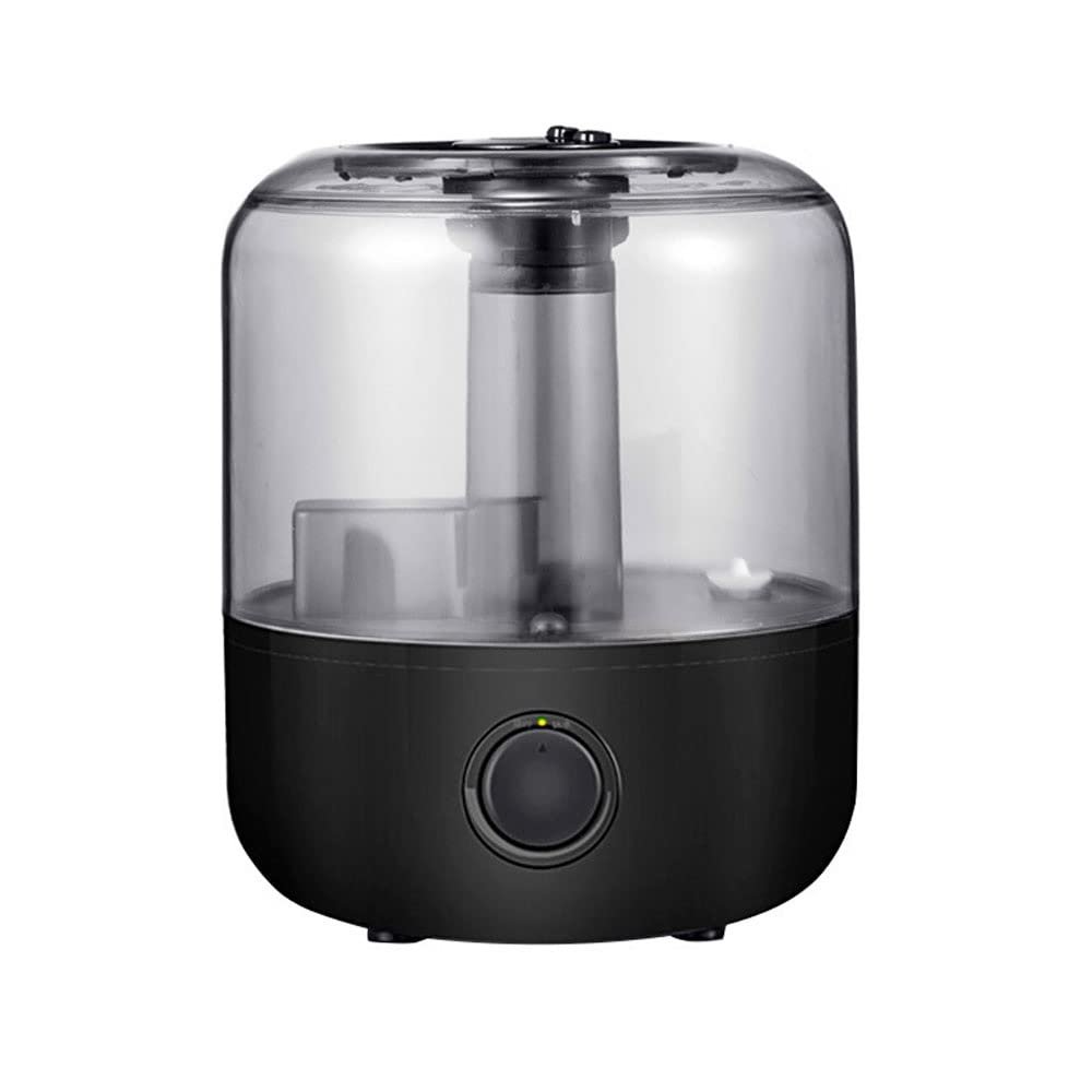 XARONF Humidifiers for Home, 3L Quiet Cool Mist humidifiers, Ultrasonic Humidifiers for Bedroom, Plant, Adjustable Mist, Auto Shut-Off, Easy to Clean (Color : Black)