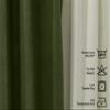 CASANEMA Combined Mix and Match 4 Panels Curtains with 2 Color Combination Velvet Look Hanging Back Tap & Rod Pocket Bedroom Office Windows Luxury Home Dcor 28W x204L view 2