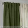 CASANEMA Combined Mix and Match 4 Panels Curtains with 2 Color Combination Velvet Look Hanging Back Tap & Rod Pocket Bedroom Office Windows Luxury Home Dcor 28W x204L view 3