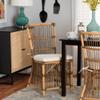 bali & pari Kim Natural Rattan Dining Chair view 2