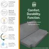 Ultimate Tri-Fold Van Mattress; Medium Firm 77 X 67 X 5  (Fits Sleeping Area) view 4