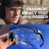 HTS HUNTERSKY S57 Purple Lens Ballistic Tactical Shooting Glasses ANSI Z87+ UV400 Anti-Fog Eyewear for Airsoft Range Security and Outdoor Sports, for Men and Women view 3
