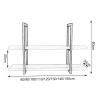 Ceiling Hanging Plant Shelf Flower Pot Stand 2 Tier Wood Shelving, for Bars Living Room Restaurants Kitchen Floating Shelves Storage Rack (Size : 80x30x80cm) view 3