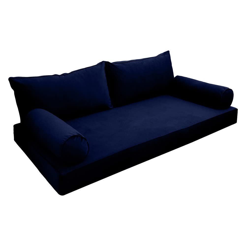 Cover ONLY Model V2 Twin Velvet Same Pipe Indoor Daybed Mattress Cushion AD373