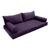 Cover ONLY Model V2 Twin Velvet Same Pipe Indoor Daybed Mattress Cushion AD339 view 1