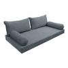 Cover ONLY Model V2 Twin-XL Velvet Knife Edge Indoor Daybed Mattress Cushion AD347 view 1