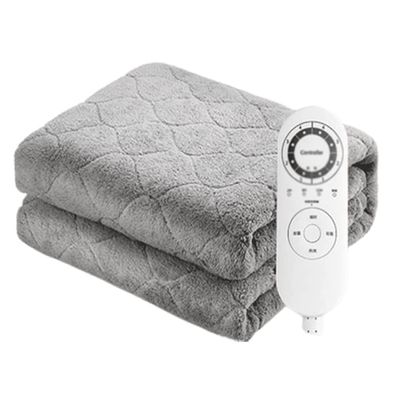 Heated Throw Blanket Electric Blanket Relieve Fatigue Soft Fast,Dual Control Heated Blanket with 4 Heating Levels Auto Off Electric Throw Machine Washable
