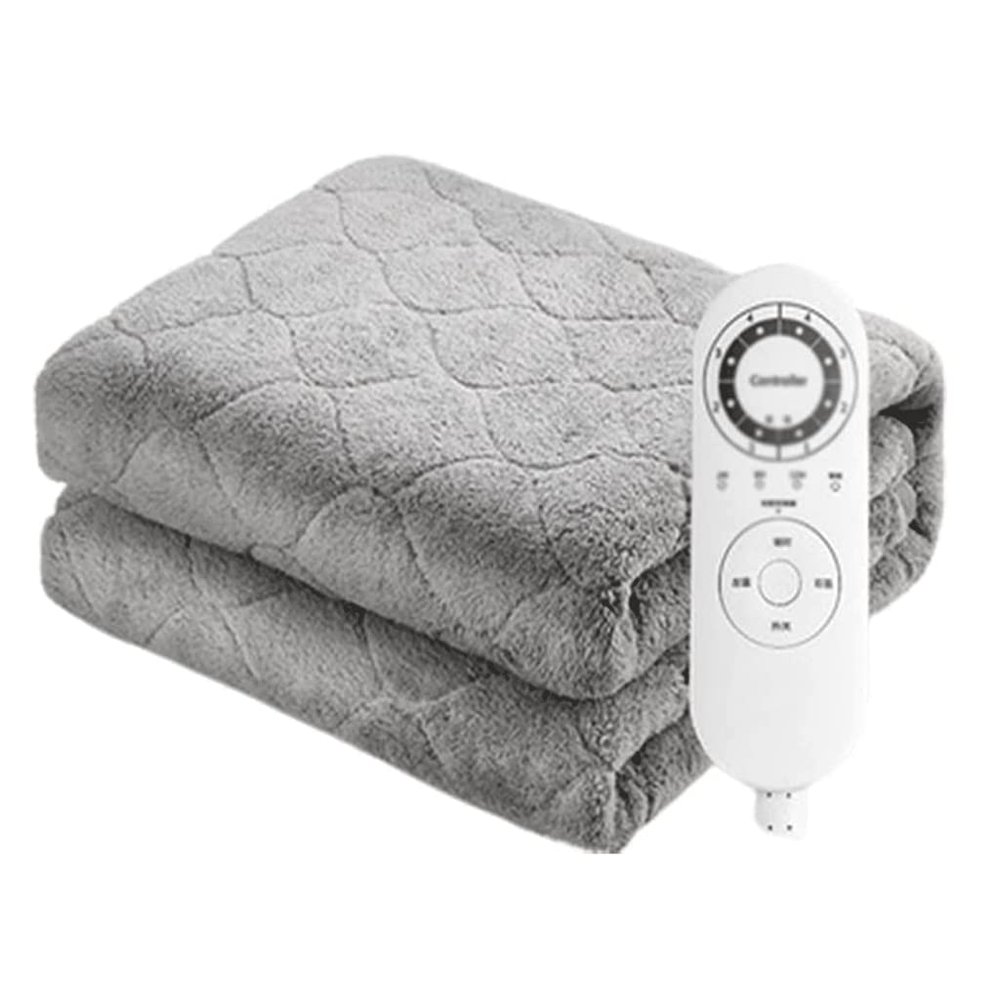 Heated Throw Blanket Electric Blanket Relieve Fatigue Soft Fast,Dual Control Heated Blanket with 4 Heating Levels Auto Off Electric Throw Machine Washable