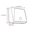 Commercial Paper Towel Dispenser Wall-Mounted Waterproof Hand Towel Dispenser Punch-Free Plastic Paper Towel Holders view 2