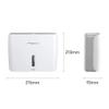 Paper Towel Dispenser Wall-Mounted Commercial Hand Towel Dispenser Waterproof Large Capacity Paper Towel Holders view 2