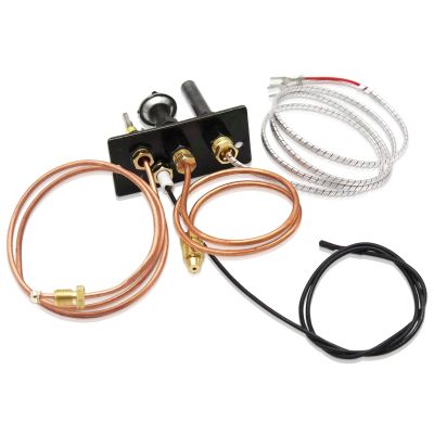 10002264 Propane & Natural Gas 3 Way Pilot Assembly, Compatible with HHT, Majestic Monessen Temco Vermont Castings Gas Stoves & Fireplaces,Replacesment for 10002265 230-1781 4021-736 2103-011 2103-010