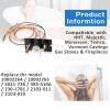 10002264 Propane & Natural Gas 3 Way Pilot Assembly, Compatible with HHT, Majestic Monessen Temco Vermont Castings Gas Stoves & Fireplaces,Replacesment for 10002265 230-1781 4021-736 2103-011 2103-010 view 4