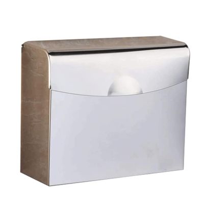 LIOONS High Capacity Wall Mounted Paper Towel Dispenser Flip Cover Waterproof C-Type Folding Hand Towel Dispenser for Household Paper Towel Holders Stable