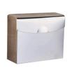 LIOONS High Capacity Wall Mounted Paper Towel Dispenser Flip Cover Waterproof C-Type Folding Hand Towel Dispenser for Household Paper Towel Holders Stable view 1