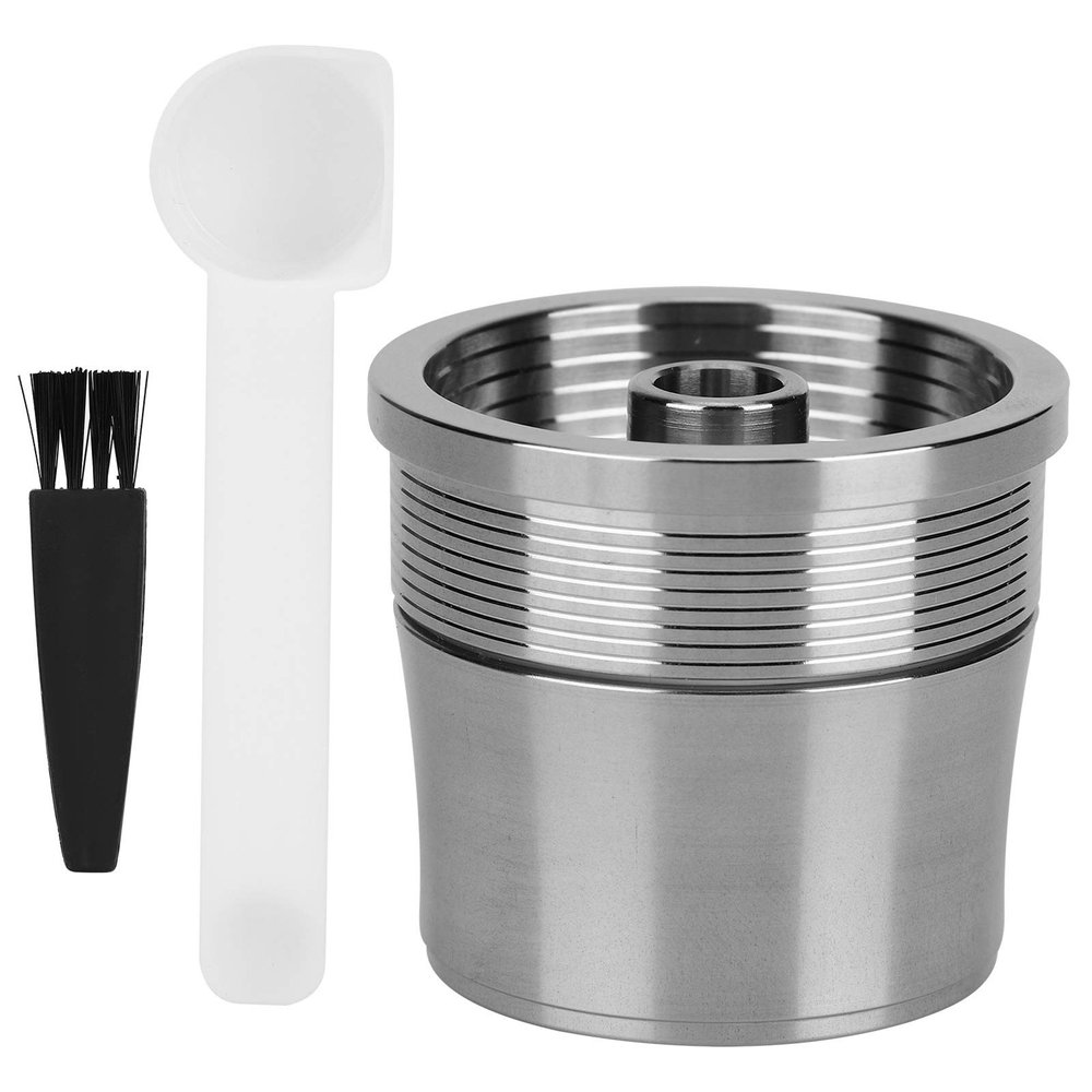 Capsule Set Coffee Maker Parts,Stainless Steel Reusable Coffee Filter, Coffee Pod Filters, Coffee Maker Accessories Fit for illy Coffee Machine