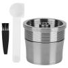 Capsule Set Coffee Maker Parts,Stainless Steel Reusable Coffee Filter, Coffee Pod Filters, Coffee Maker Accessories Fit for illy Coffee Machine view 1